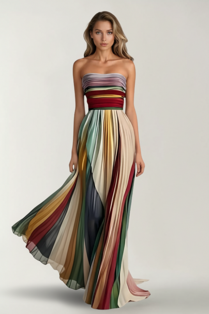 LETICIA LONG DRESS | LIGHT DRAPE AND NATURAL STYLE