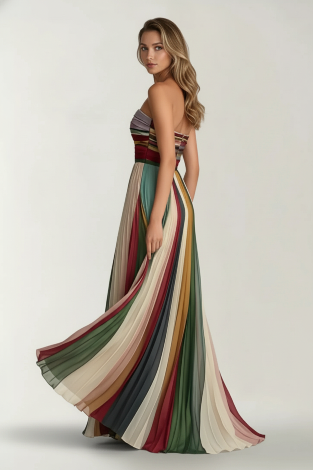 LETICIA LONG DRESS | LIGHT DRAPE AND NATURAL STYLE