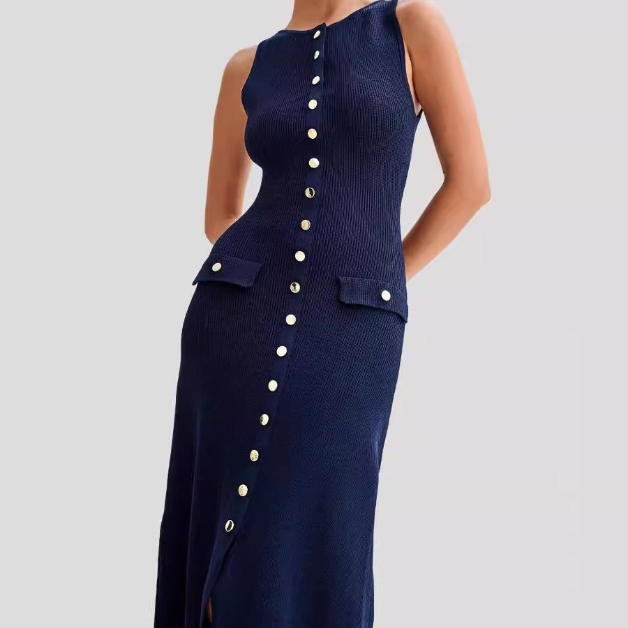 AVA | WOMEN’S KNIT SLIM FIT MIDI DRESS