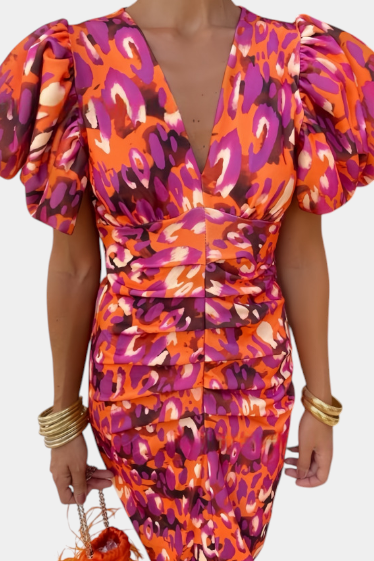 WIBIA DRESS | DARING PRINT AND SCULPTED SILHOUETTE