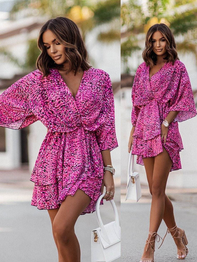 NOELIA | FLOWY MINI DRESS
