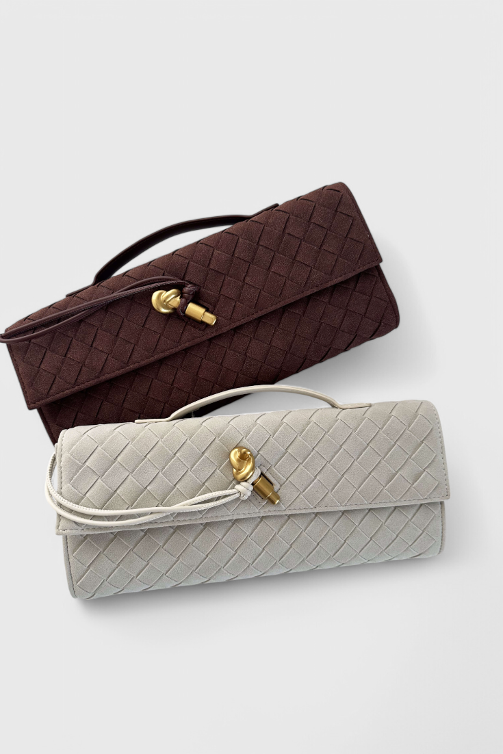 MELANIE | CLASSIC SUEDE SHOULDER BAG