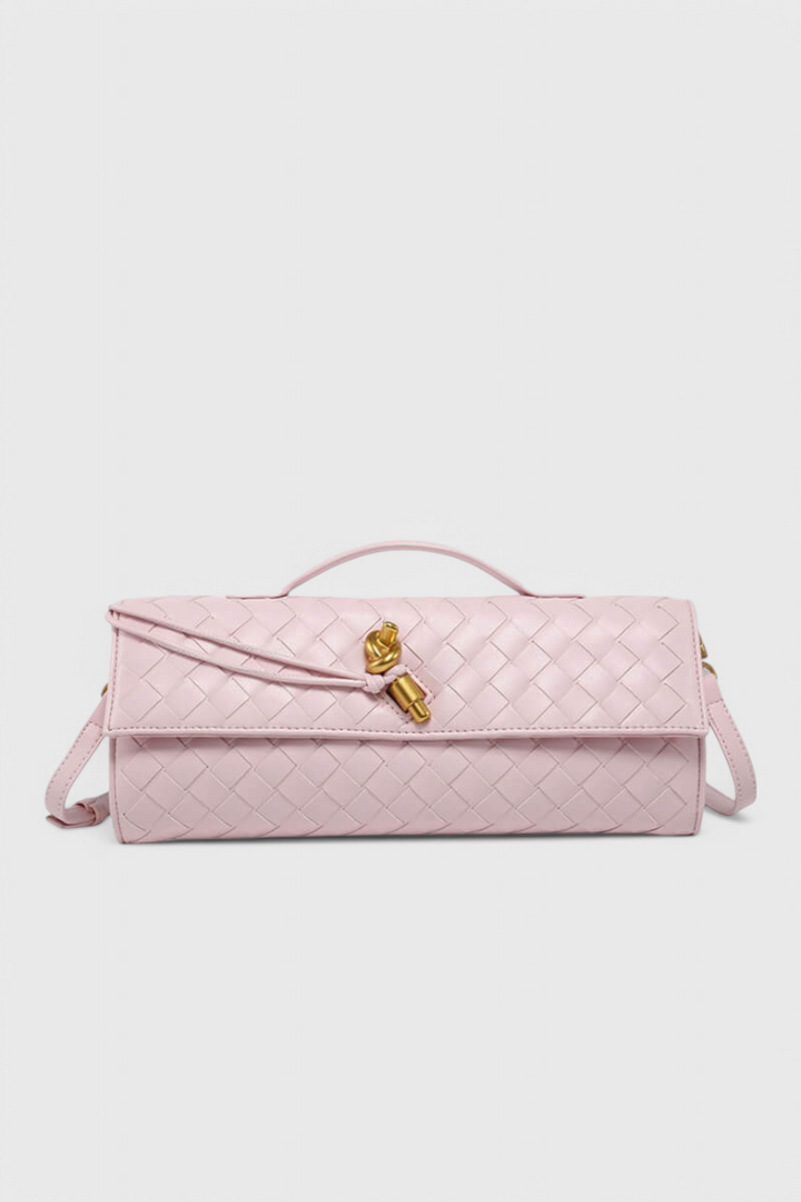 LENA | CLUTCH WITH GOLDEN KNOT DETAIL