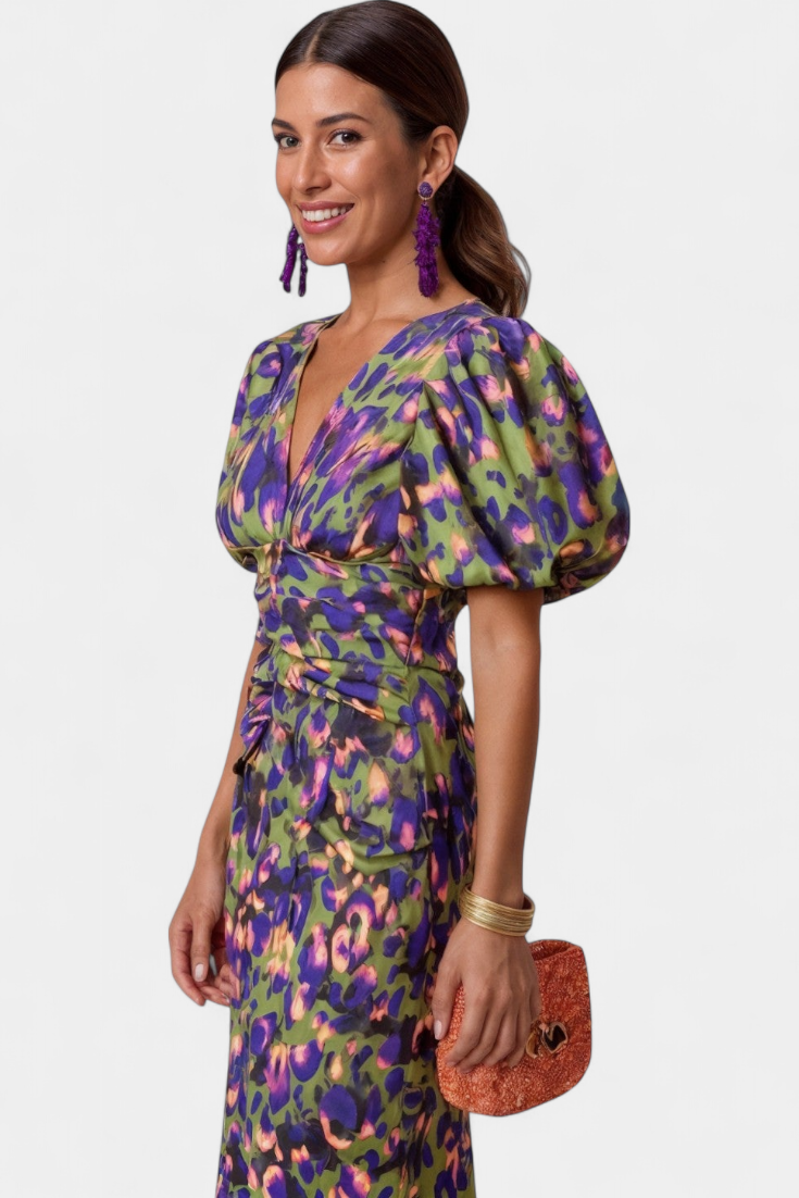 WIBIA DRESS | DARING PRINT AND SCULPTED SILHOUETTE