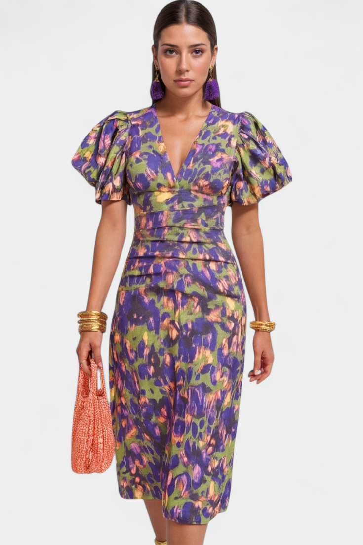 WIBIA DRESS | DARING PRINT AND SCULPTED SILHOUETTE
