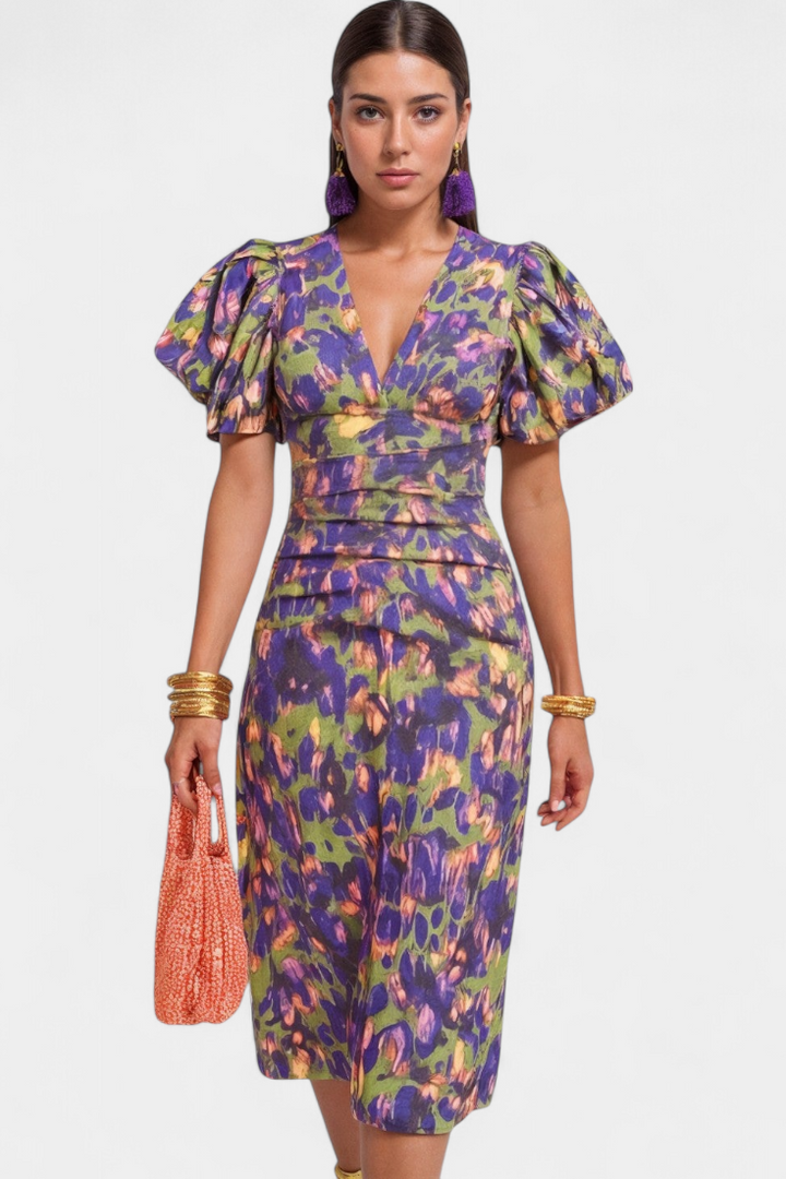 WIBIA DRESS | DARING PRINT AND SCULPTED SILHOUETTE