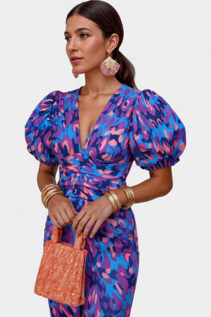 WIBIA DRESS | DARING PRINT AND SCULPTED SILHOUETTE