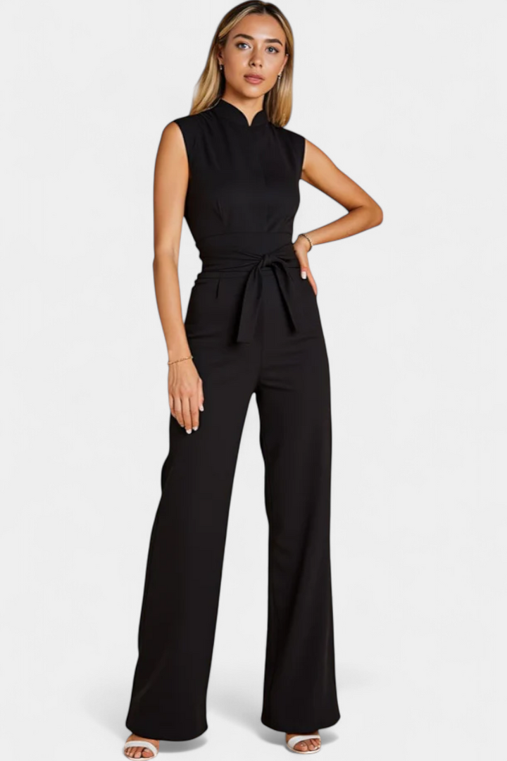 ELA JUMPSUIT | SLEEVELESS FLARED CUT