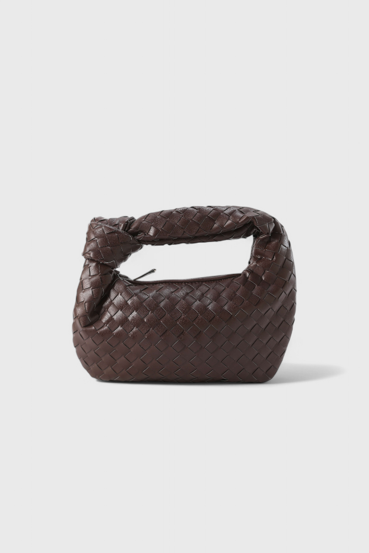 SAGE | MINI WOVEN SATCHEL BAG