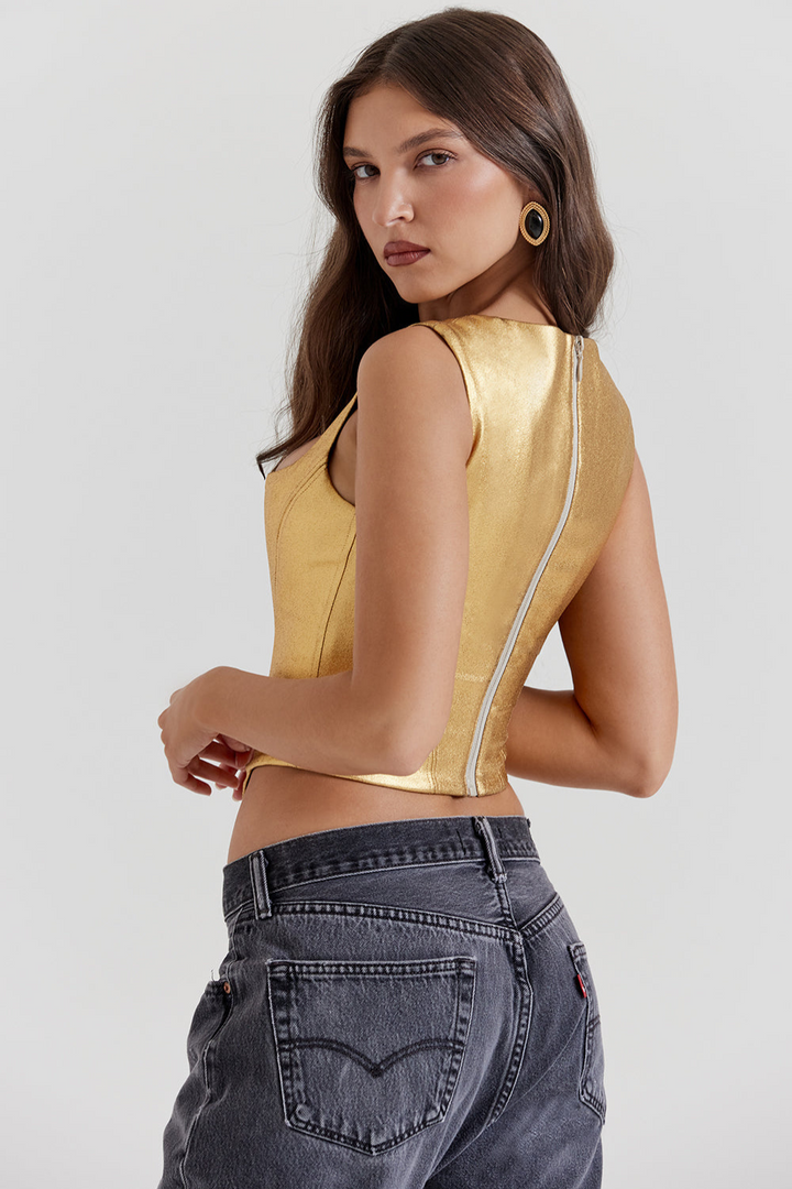LORAINE | ELEGANT GOLD CORSET