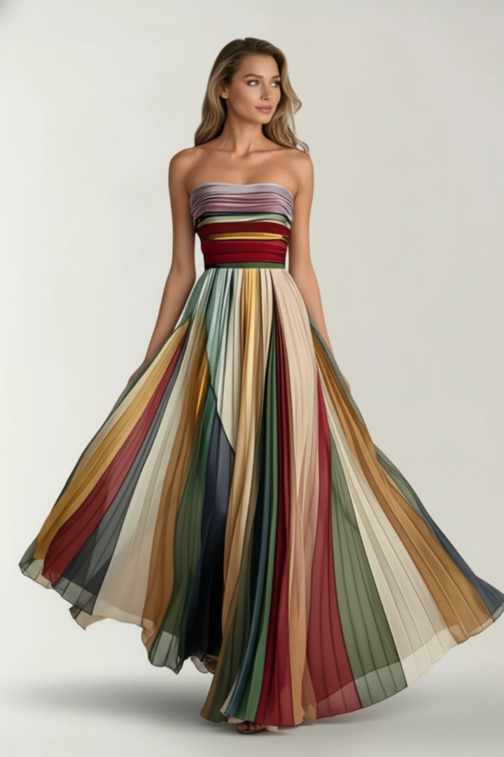 LETICIA LONG DRESS | LIGHT DRAPE AND NATURAL STYLE