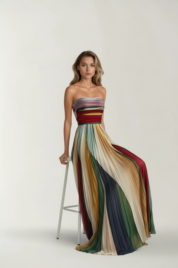 LETICIA LONG DRESS | LIGHT DRAPE AND NATURAL STYLE