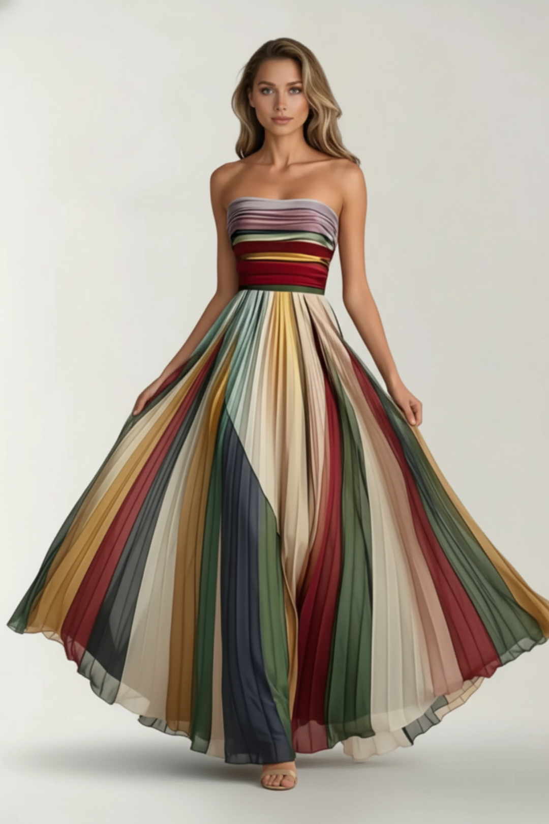 LETICIA LONG DRESS | LIGHT DRAPE AND NATURAL STYLE