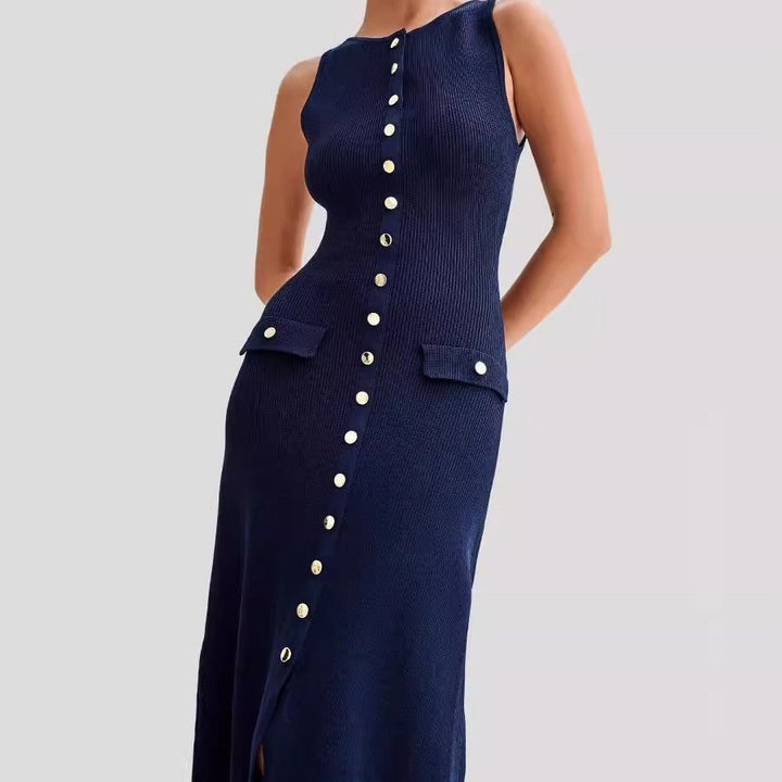 AVA | WOMEN’S KNIT SLIM FIT MIDI DRESS