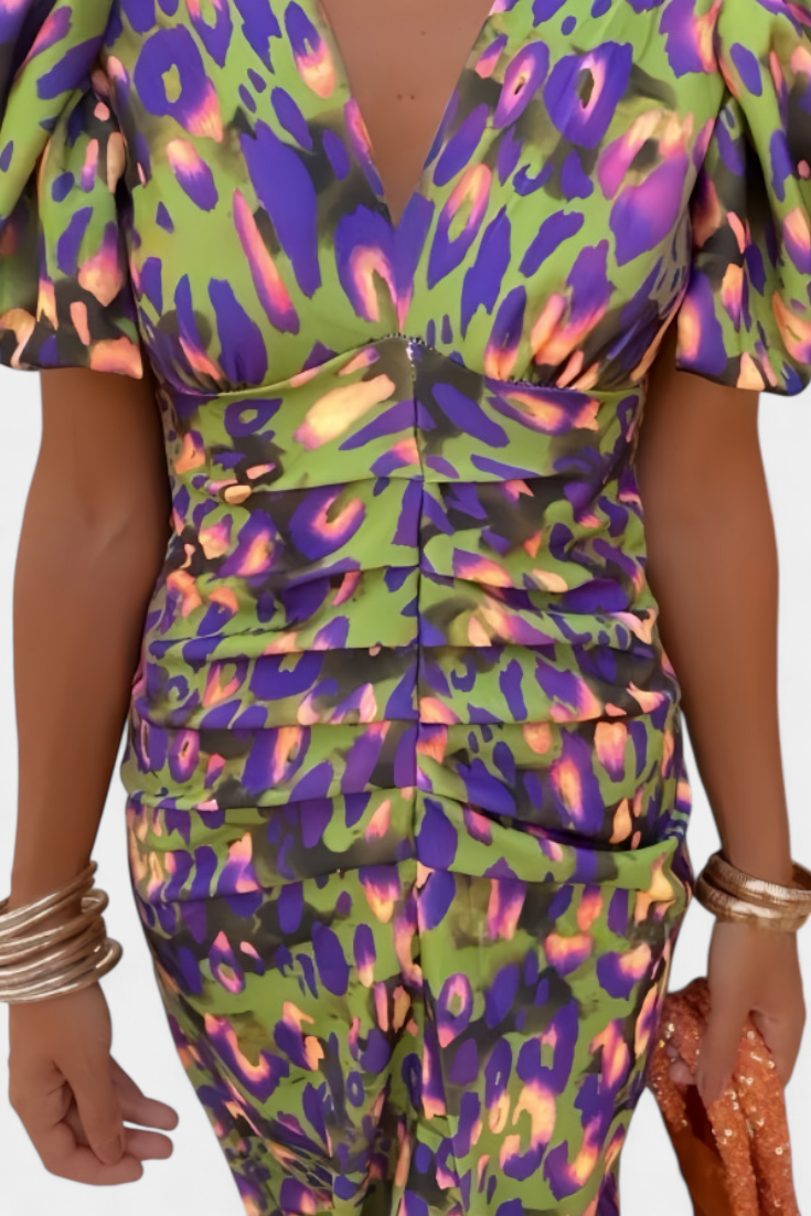 WIBIA DRESS | DARING PRINT AND SCULPTED SILHOUETTE