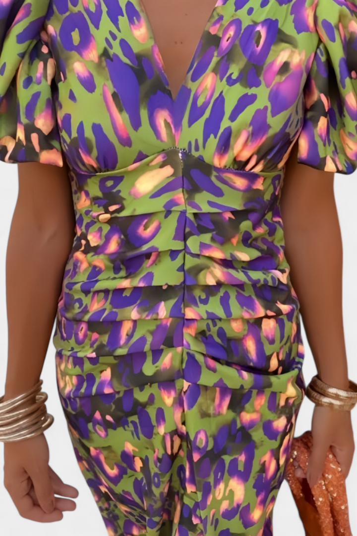 WIBIA DRESS | DARING PRINT AND SCULPTED SILHOUETTE