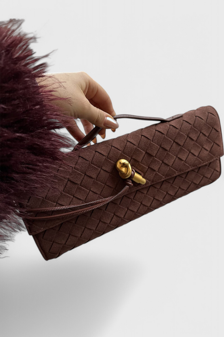 MELANIE | CLASSIC SUEDE SHOULDER BAG