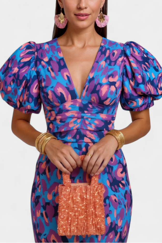 WIBIA DRESS | DARING PRINT AND SCULPTED SILHOUETTE