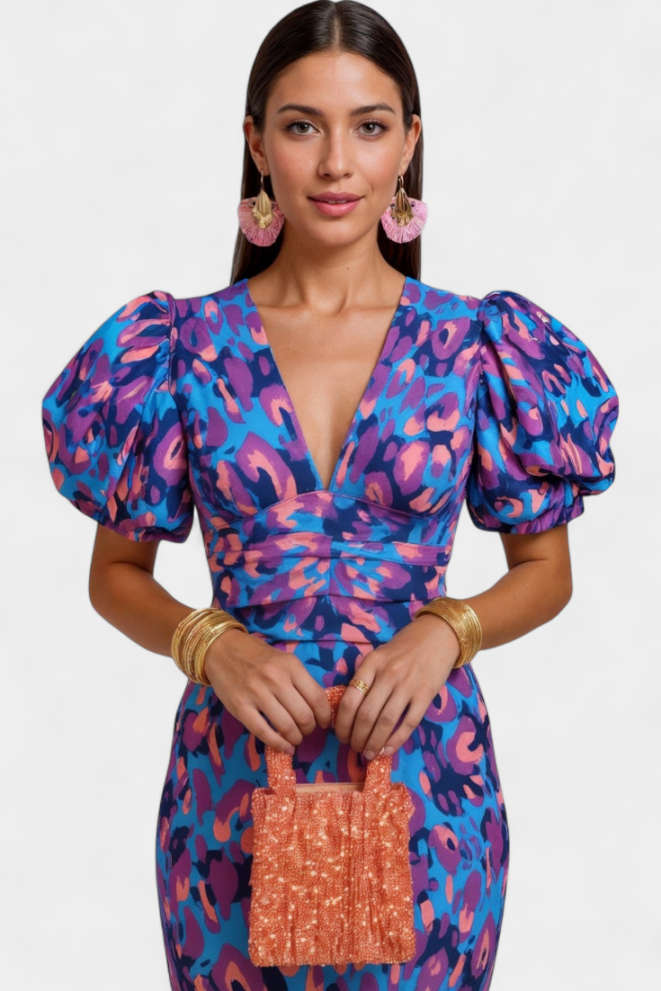 WIBIA DRESS | DARING PRINT AND SCULPTED SILHOUETTE
