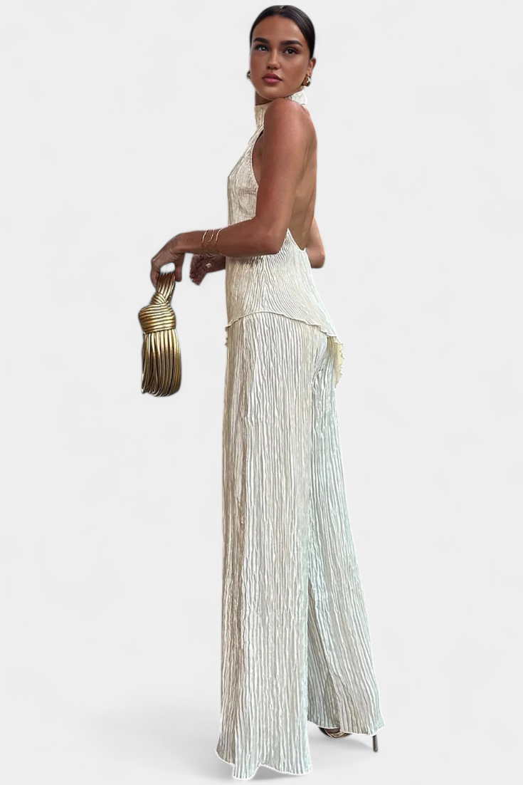 PILARICA SET | ELEGANT TOP & FLOWING PANTS