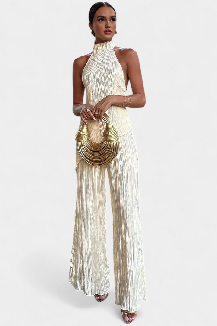 PILARICA SET | ELEGANT TOP & FLOWING PANTS