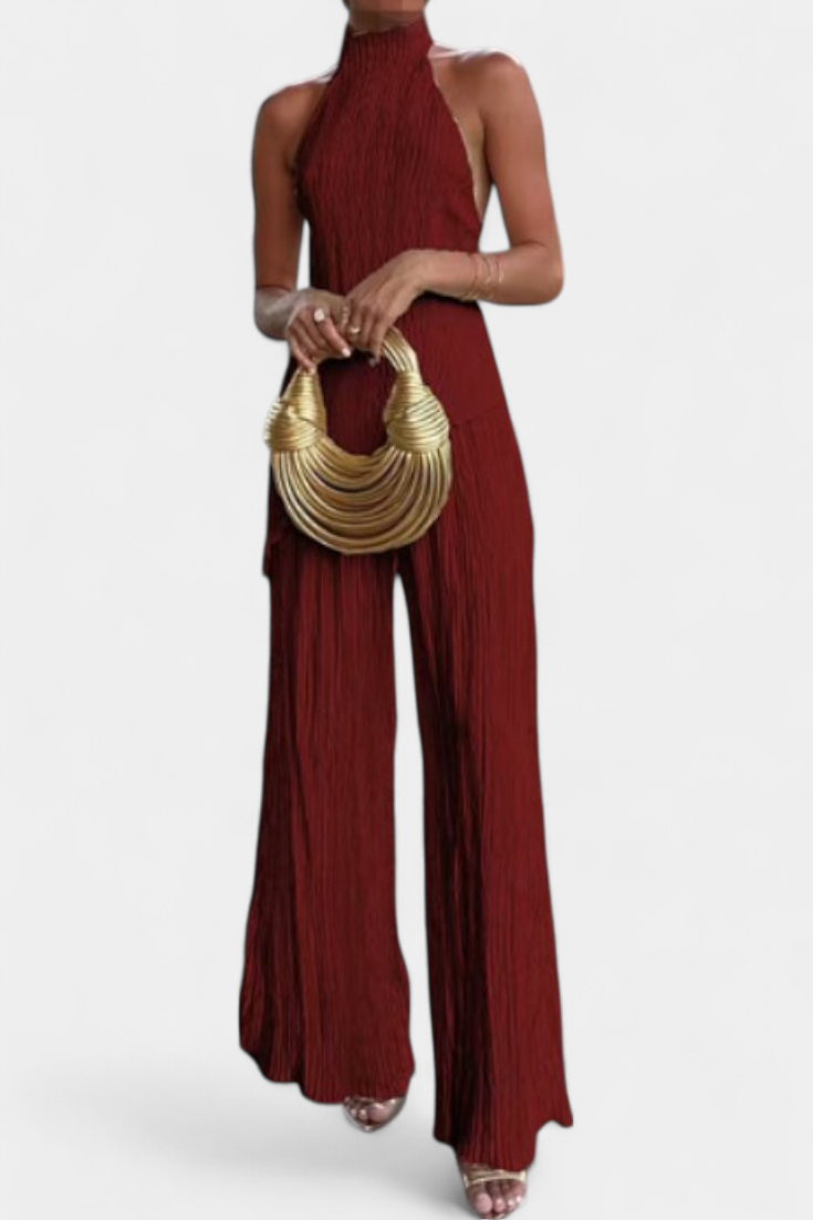 PILARICA SET | ELEGANT TOP & FLOWING PANTS