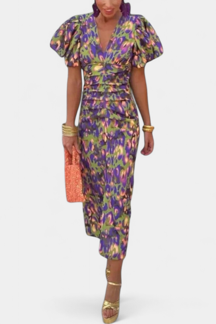 WIBIA DRESS | DARING PRINT AND SCULPTED SILHOUETTE