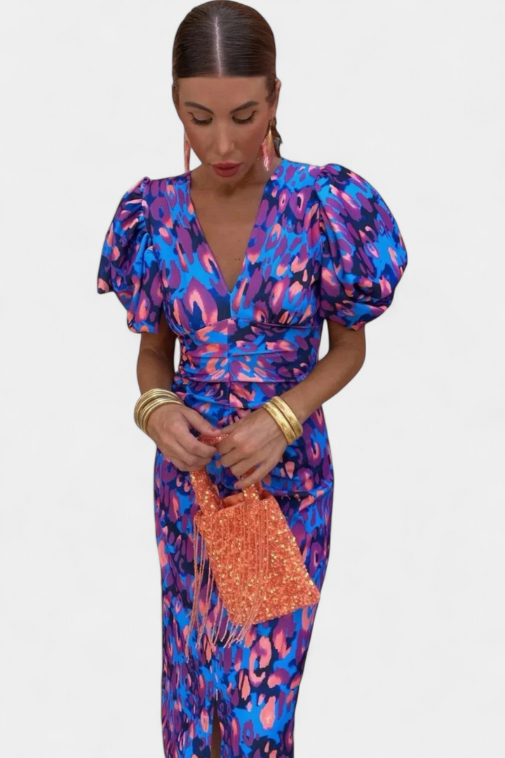 WIBIA DRESS | DARING PRINT AND SCULPTED SILHOUETTE