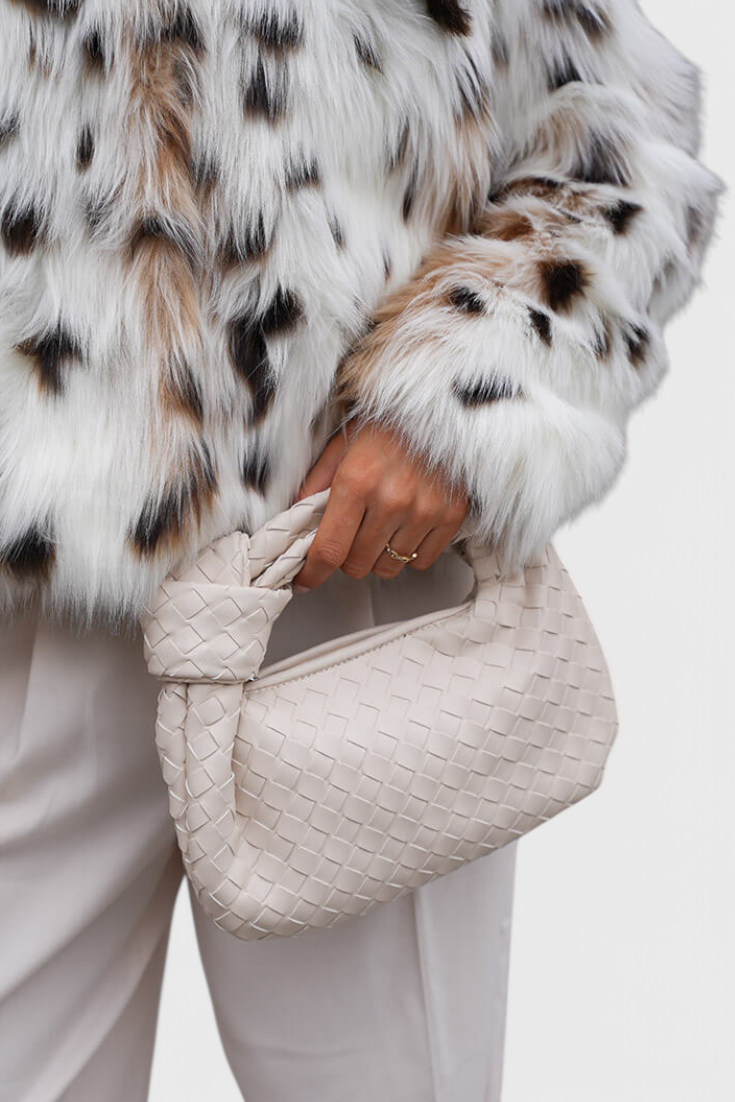 SAGE | MINI WOVEN SATCHEL BAG