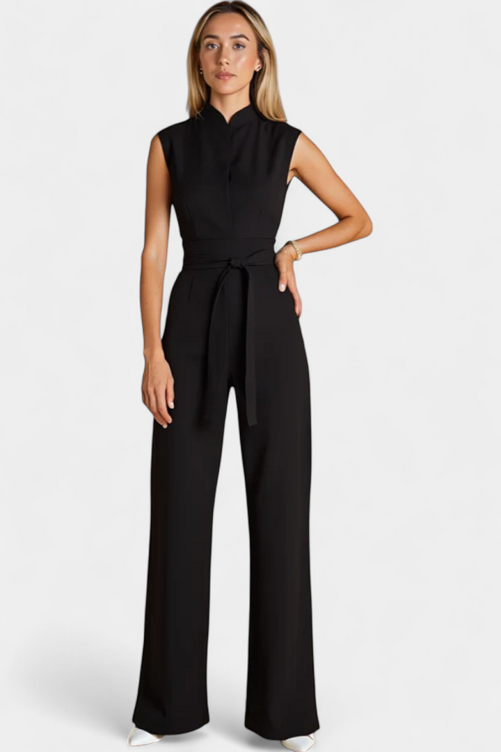ELA JUMPSUIT | SLEEVELESS FLARED CUT