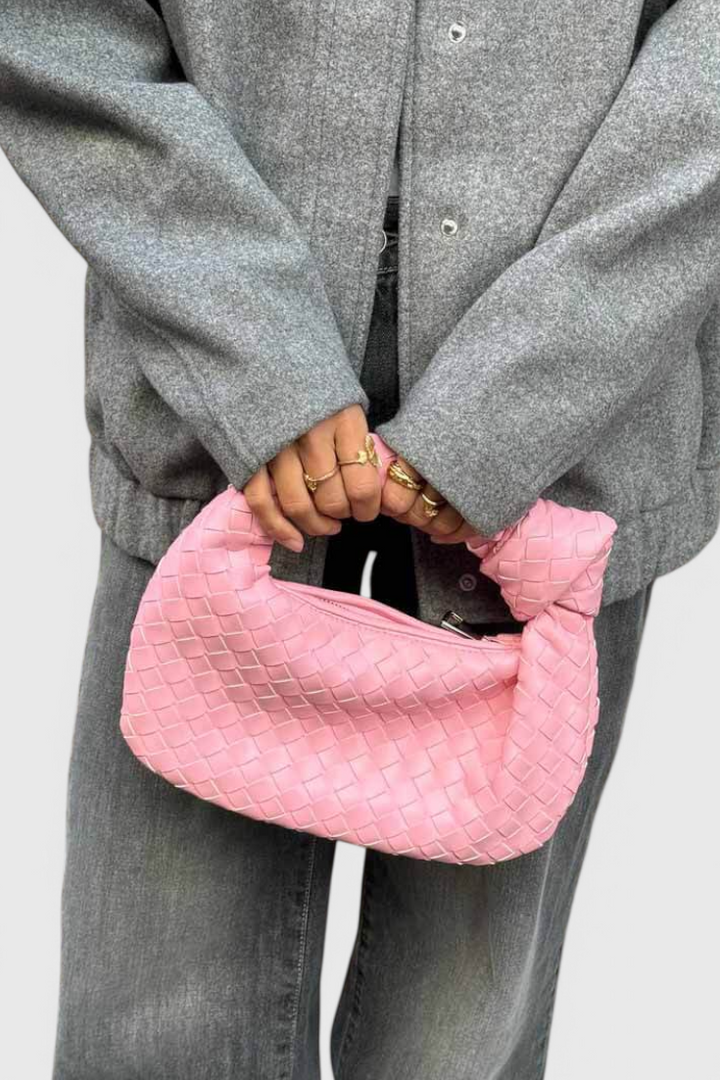 SAGE | MINI WOVEN SATCHEL BAG