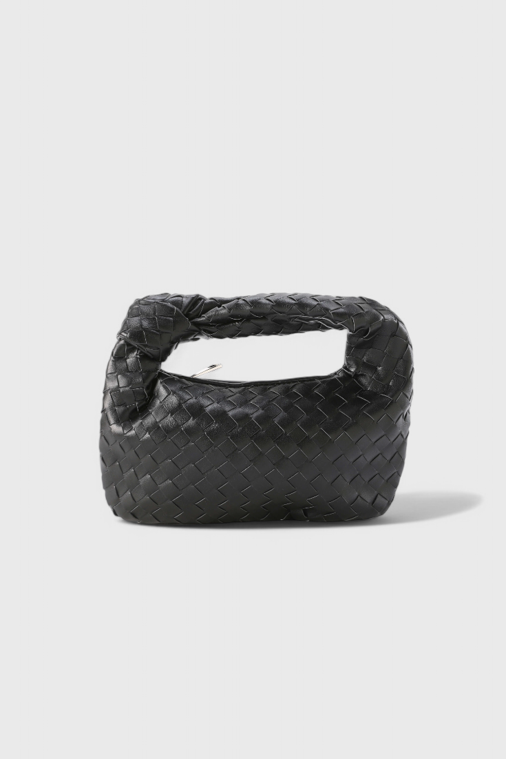 SAGE | MINI WOVEN SATCHEL BAG