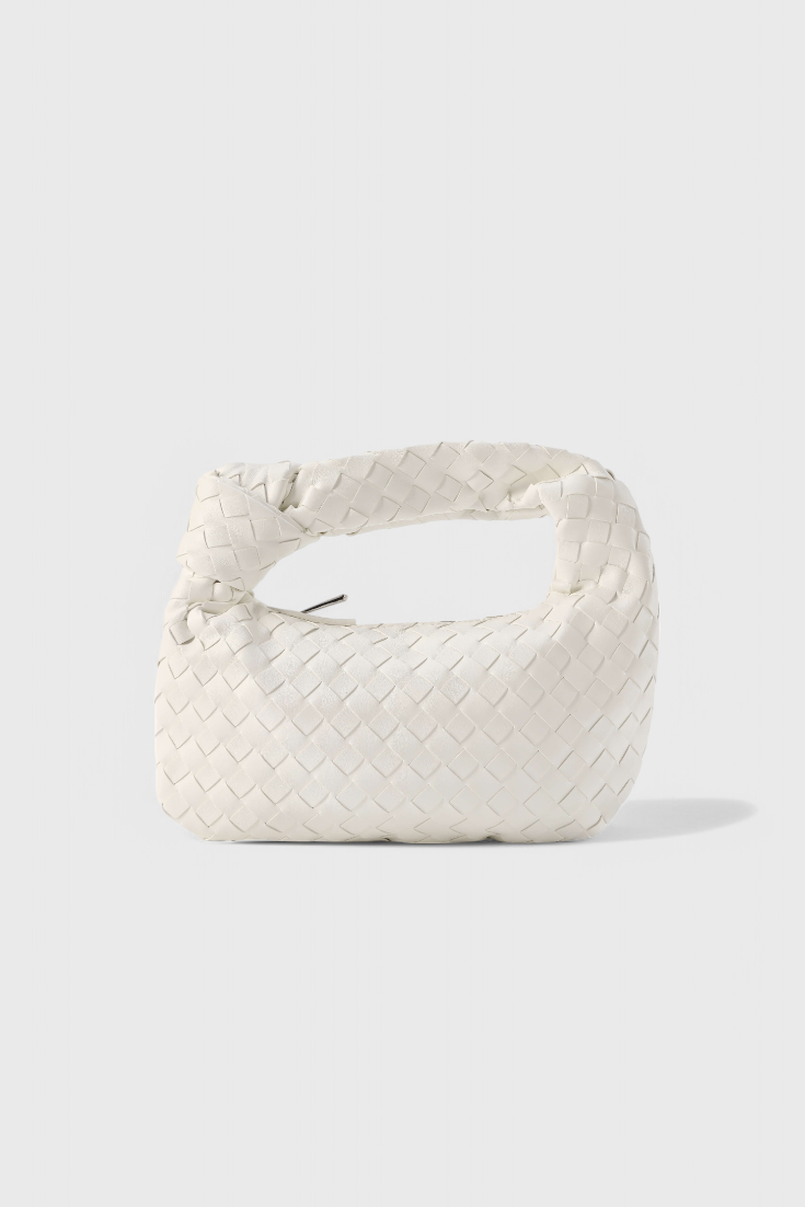 SAGE | MINI WOVEN SATCHEL BAG